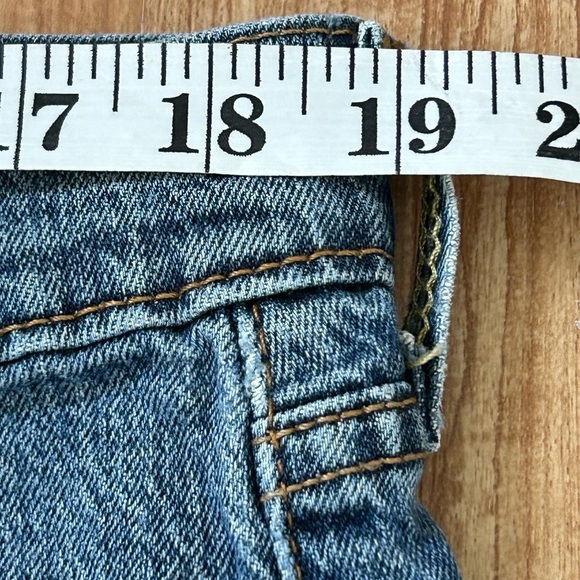 Levi's 505 Blue Straight-Leg Jeans Classic Denim Sz 38/29 - Picture 5 of 7